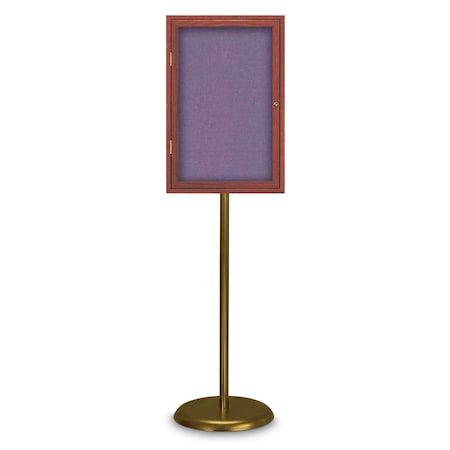 United Visual Products Corkboard, Triple Door, Radius Frame, 72x36", Black/Natural Tan Cork UV7005-BLACK-CORK